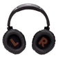 JBL Quantum 350 Wireless Over-Ear PC Gaming Headset with Detachable Boom Mic (Black)