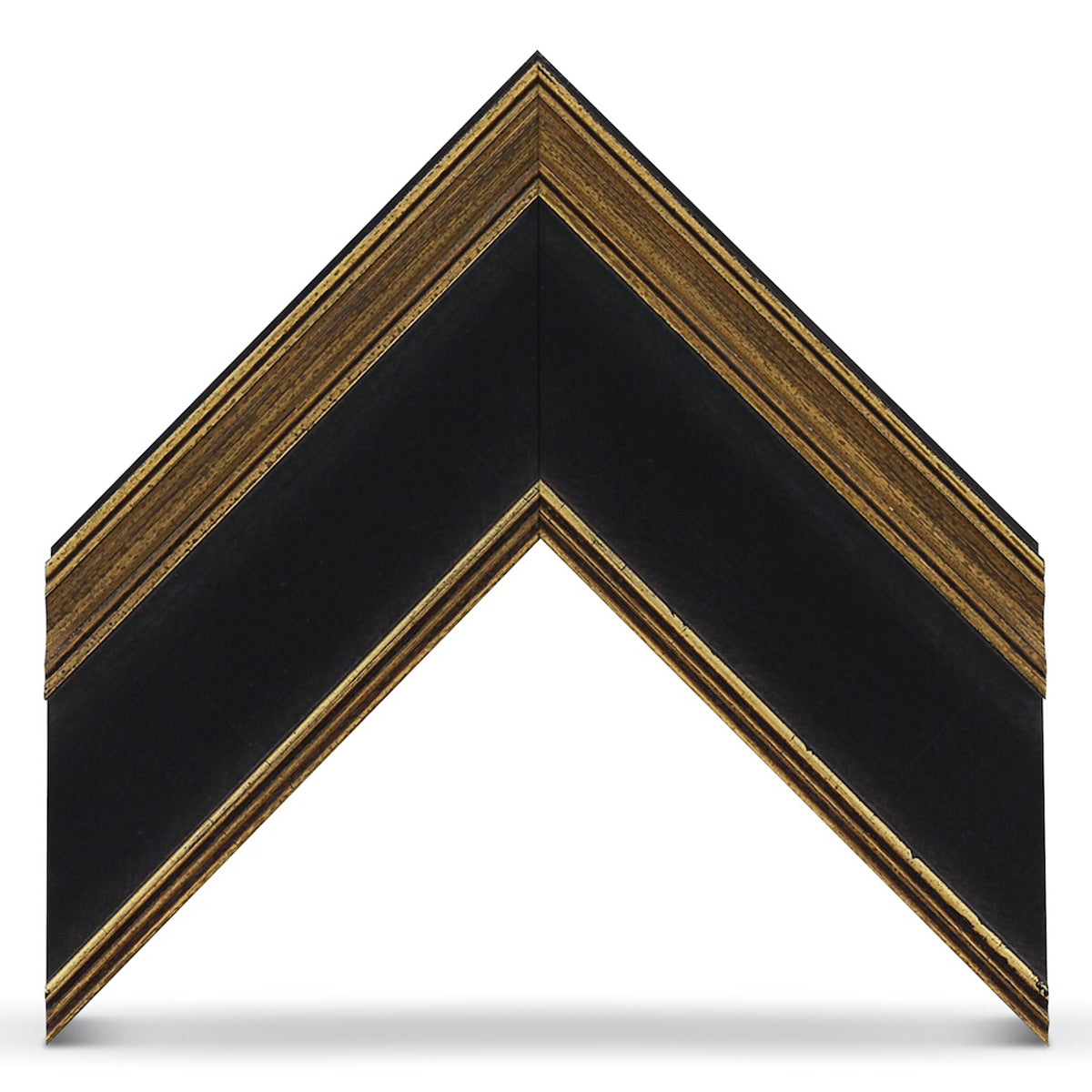 Deco TV Frames 65" Frame for Samsung The Frame TV 2021-2024 (Antique Gold & Black)