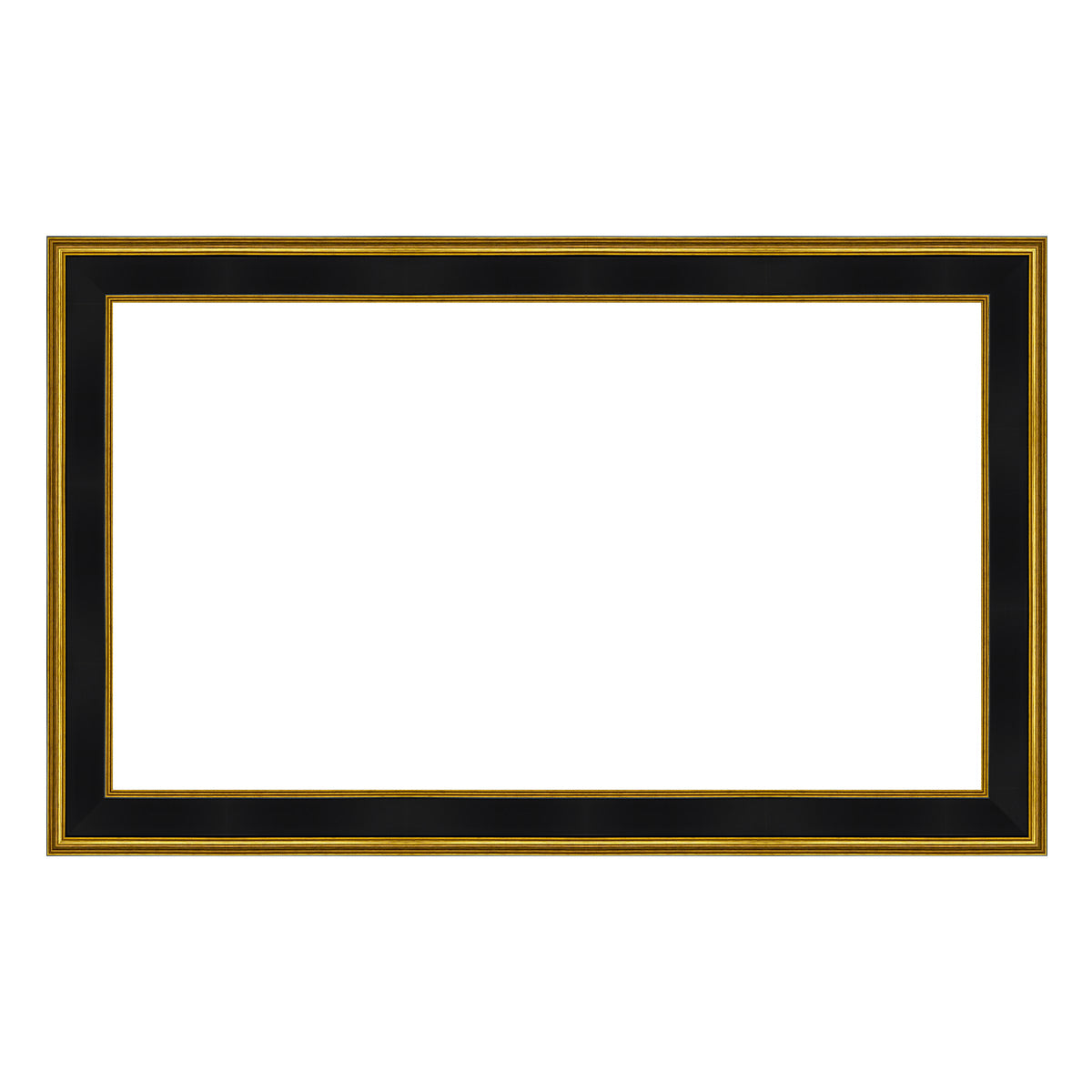 Deco TV Frames 65" Frame for Samsung The Frame TV 2021-2024 (Antique Gold & Black)