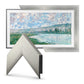 Deco TV Frames Customizable Frame for Samsung The Frame 2021 43" TV (Brushed Stainless)