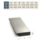 Deco TV Frames Customizable Frame for Samsung The Frame 2021 43" TV (Brushed Stainless)