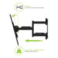 Kanto SDX600 Full-Motion Anti-Theft Security TV Mount for 37" - 65" TV