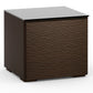 Salamander Chameleon Collection Berlin 217 AV Cabinet (Textured Wenge with Black Glass Top)