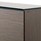 Salamander Chameleon Collection Berlin 221 Twin Corner AV Cabinet (Textured Wenge with Black Glass Top)