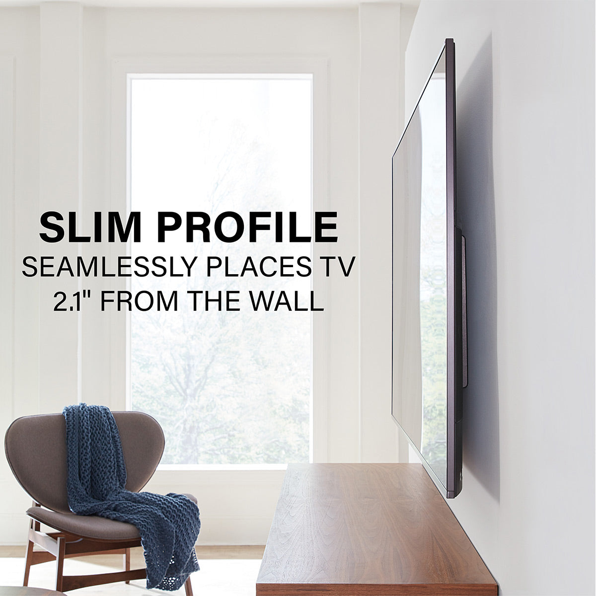 Sanus VLT7-B2 Large Advanced Tilt 4D TV Wall Mount for TVs 42"-90"