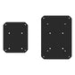 Kanto SX22 22" Tall Fillable Speaker Stands with Isolation Feet - Pair (Black)