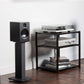 Kanto SX22 22" Tall Fillable Speaker Stands with Isolation Feet - Pair (Black)