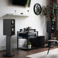 Kanto SX22 22" Tall Fillable Speaker Stands with Isolation Feet - Pair (Black)