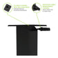 Kanto SX22 22" Tall Fillable Speaker Stands with Isolation Feet - Pair (Black)
