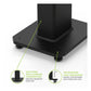 Kanto SX22 22" Tall Fillable Speaker Stands with Isolation Feet - Pair (Black)