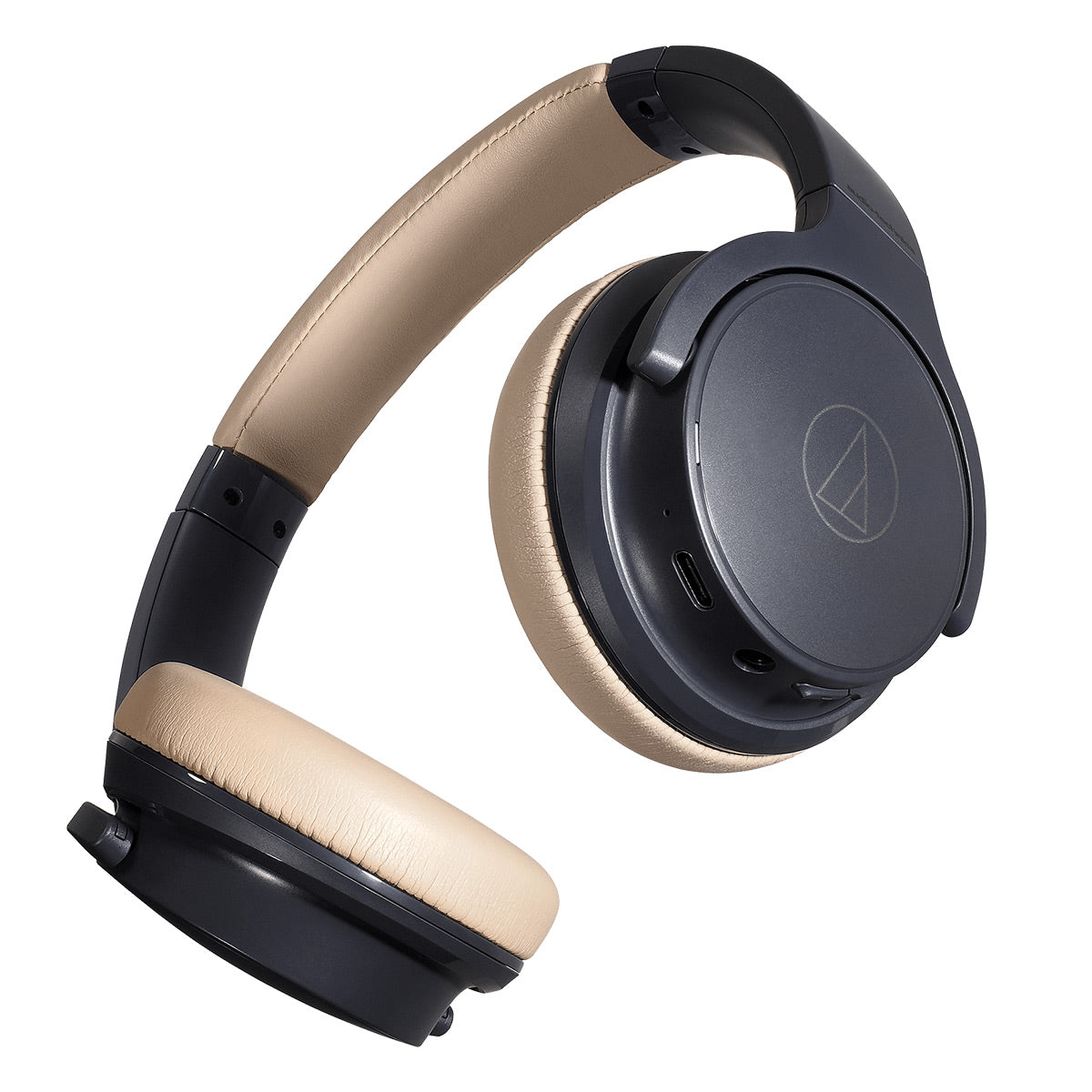 AudioTechnica ATH-S220BT Wireless On-Ear Headphones (Beige)