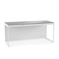 BDI Centro 6401 Desk with Keyboard Drawer (Satin White)