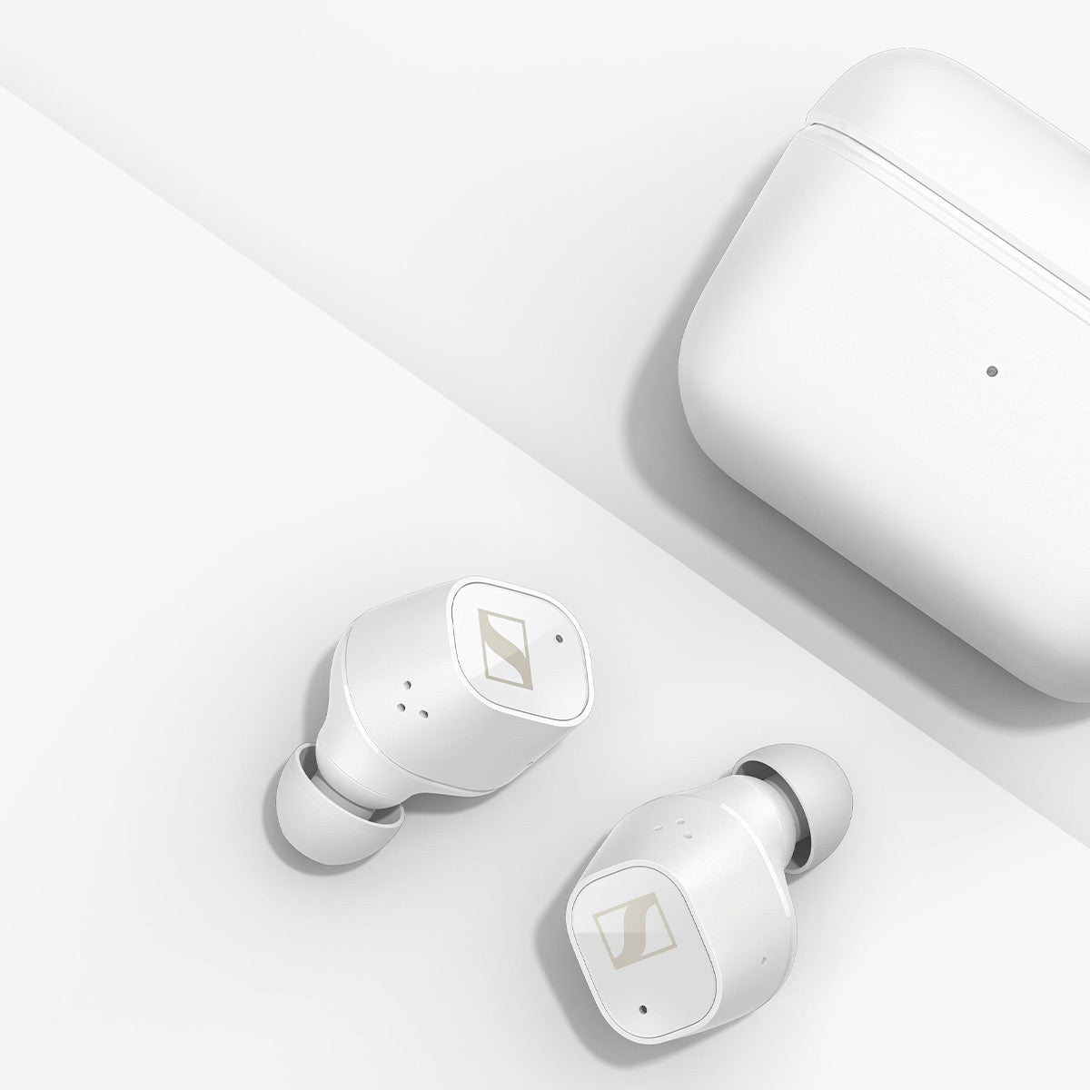 Sennheiser CX Plus True Wireless Earbuds with Active Noise Cancellation (White)