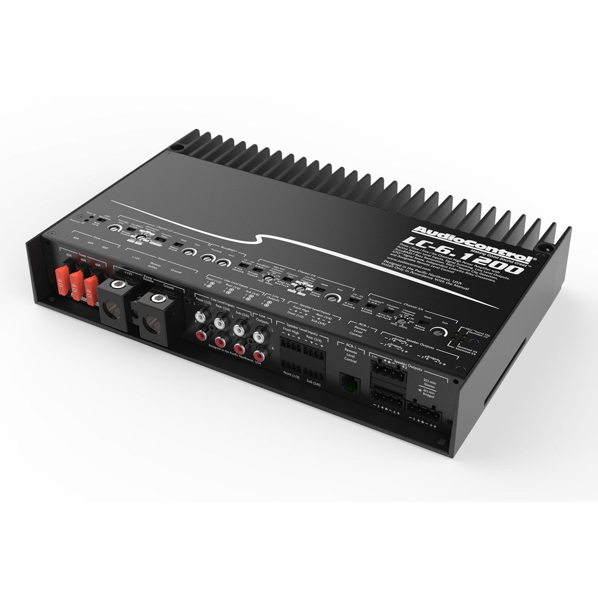 AudioControl LC-6.1200 High-Power Multi-Channel Amplifier with Accubass