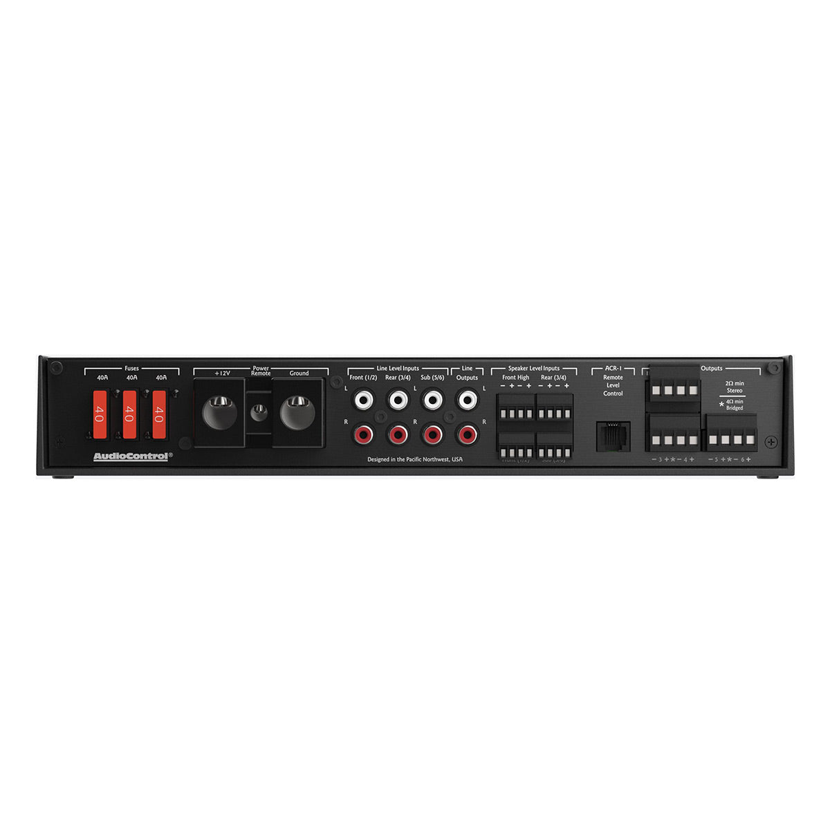AudioControl LC-6.1200 High-Power Multi-Channel Amplifier with Accubass