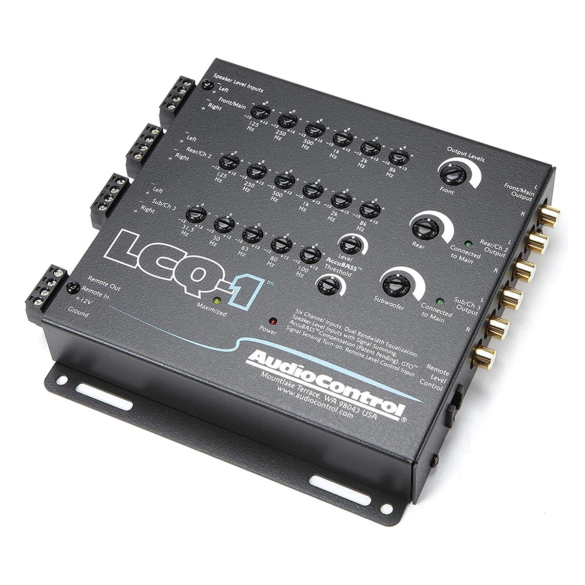 AudioControl LCQ-1 6-Channel Line Out Converter with EQ and Accubass