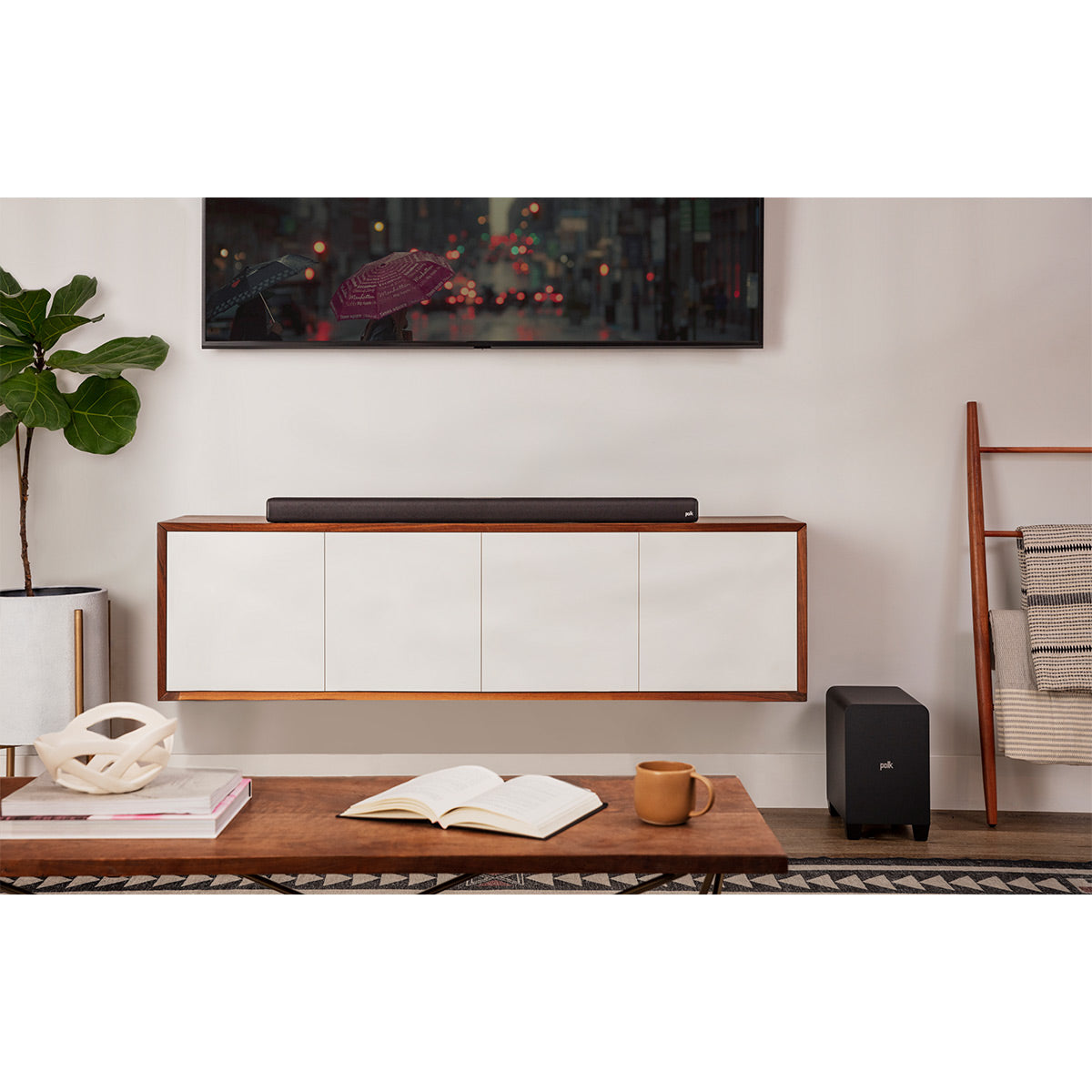 Polk Audio Signa S4 Dolby Atmos 3.1.2 Soundbar with Wireless Subwoofer