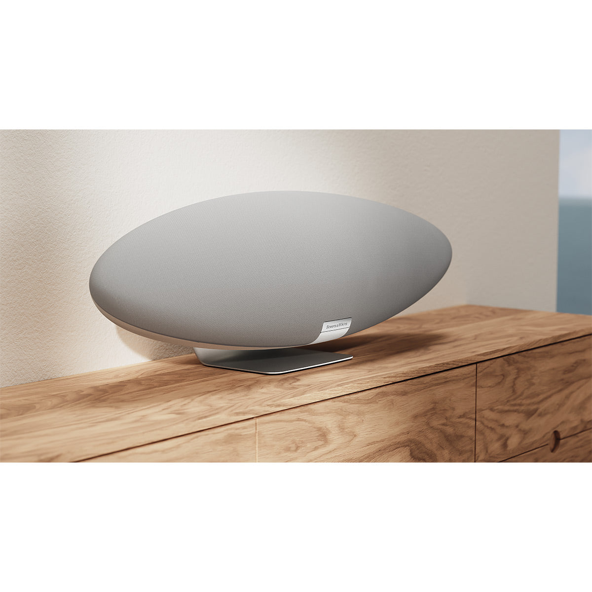 Bowers & Wilkins Zeppelin Wireless Music System with Apple AirPlay 2 and Bluetooth (Pearl Grey)