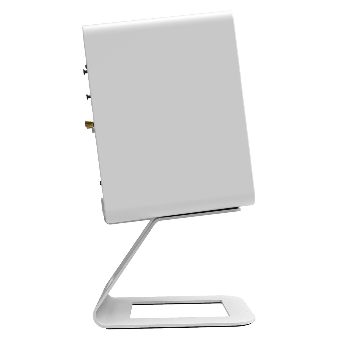 Kanto SE6W Lot De 2 Supports Surélevés Haut-Parleurs Bibliothèque - Blanc - Jusqu'à 10kg - Hauteur 17,5cm