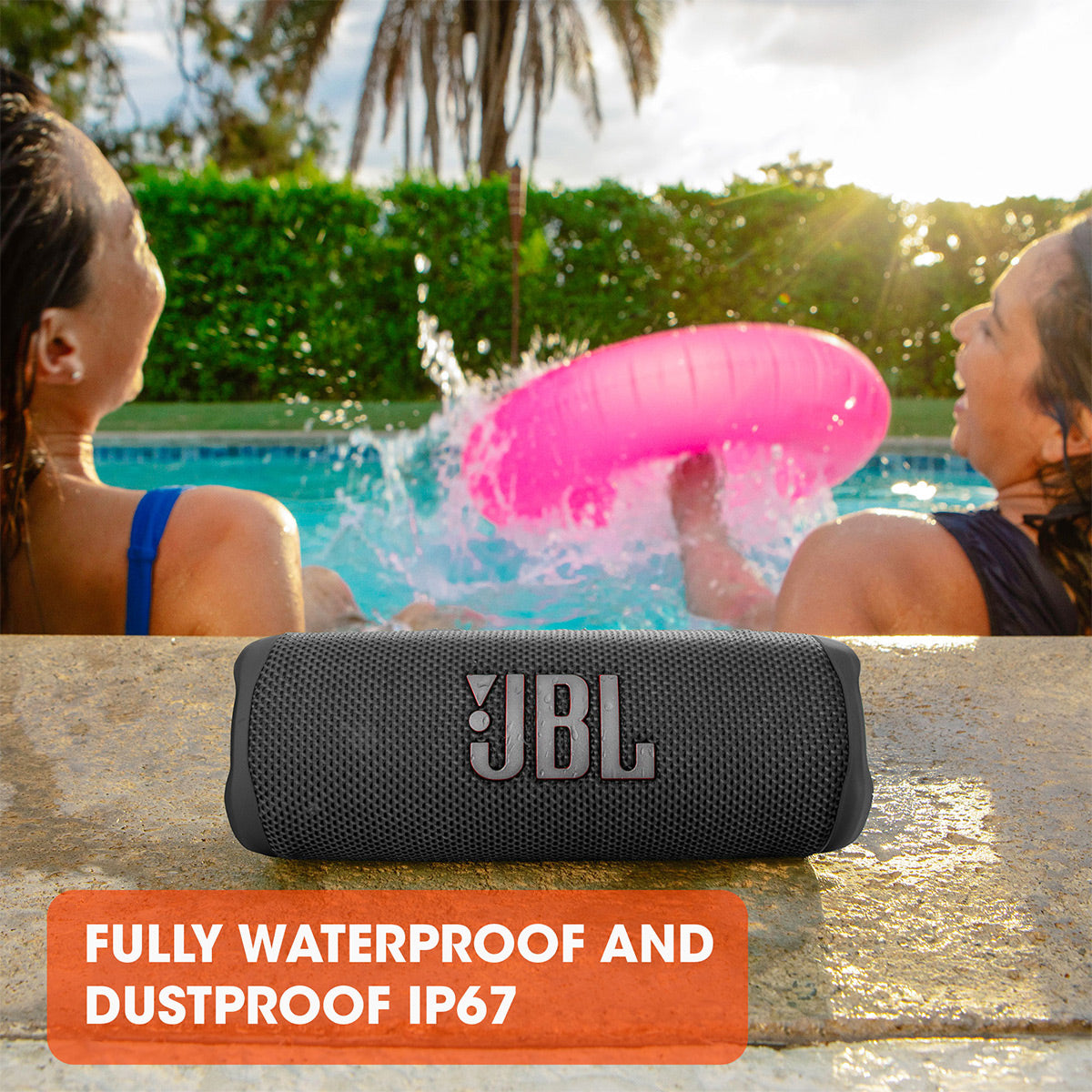 JBL Flip 6 Portable Waterproof Bluetooth Speaker (Squad)