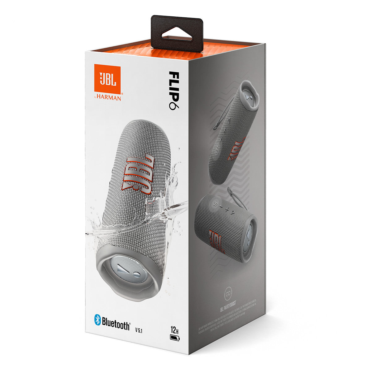 JBL Flip 6 Enceinte Bluetooth®, gris - Worldshop