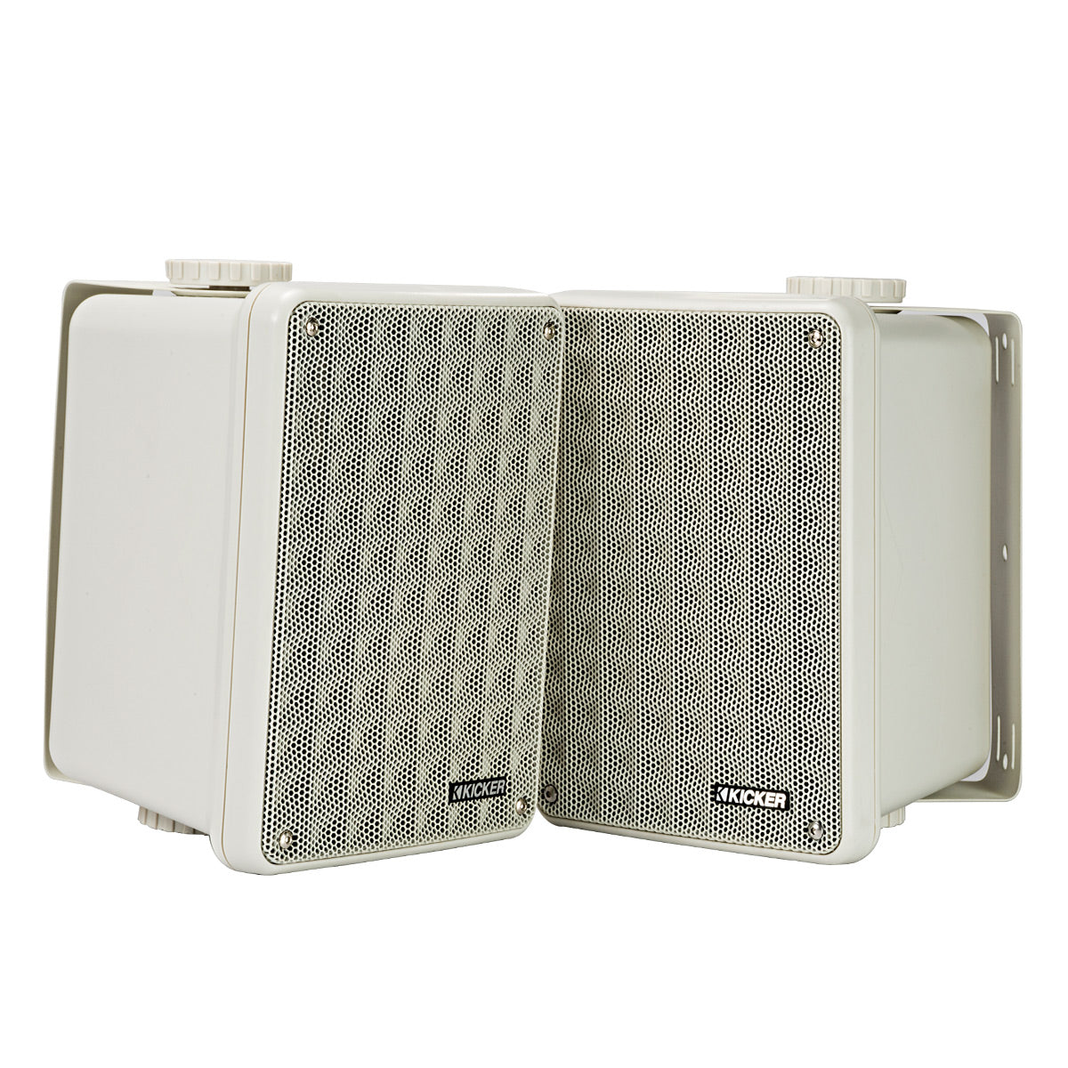 Kicker KB6 Indoor/Outdoor Speakers - Pair (Gray)