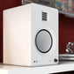 Kanto TUK Premium Powered Speakers with SE6 Elevated Desktop Speaker Stands (White)