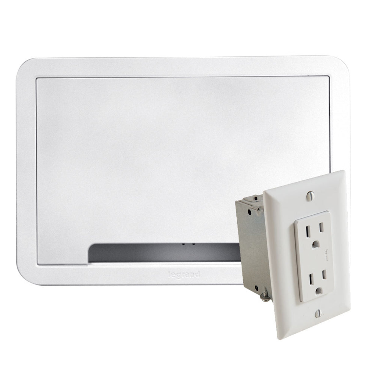 Sanus 9" TV Media In-Wall Box with Power Supply Kit