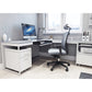 BDI Centro 6402 Return Desk (Satin White)