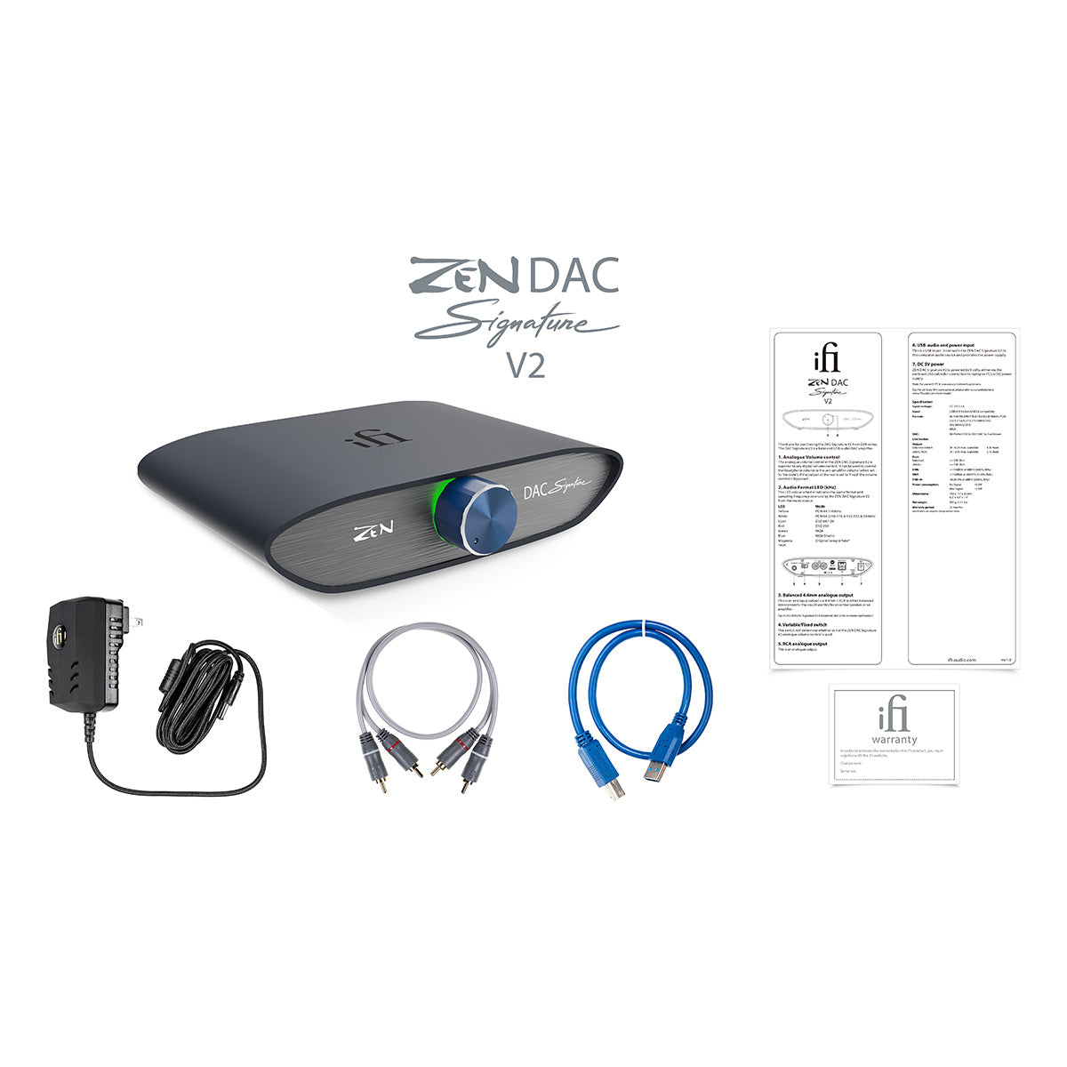 ifi Zen DAC V2 upgraded version of USB DAC with headphone