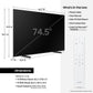 Samsung QN75LS03BA 75" The Frame QLED 4K Smart TV (2022)