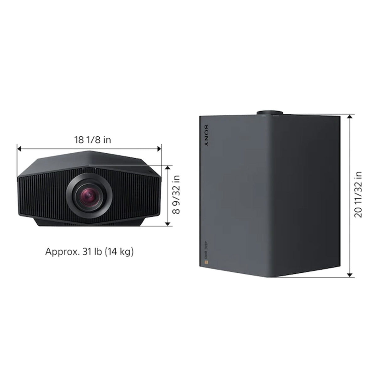 Sony VPL-XW7000ES 4K HDR Laser Home Theater Projector (Black)