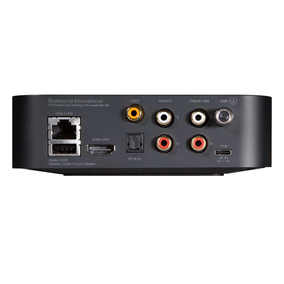 Bluesound HUB Wireless Audio Source Adapter and Network Preamp