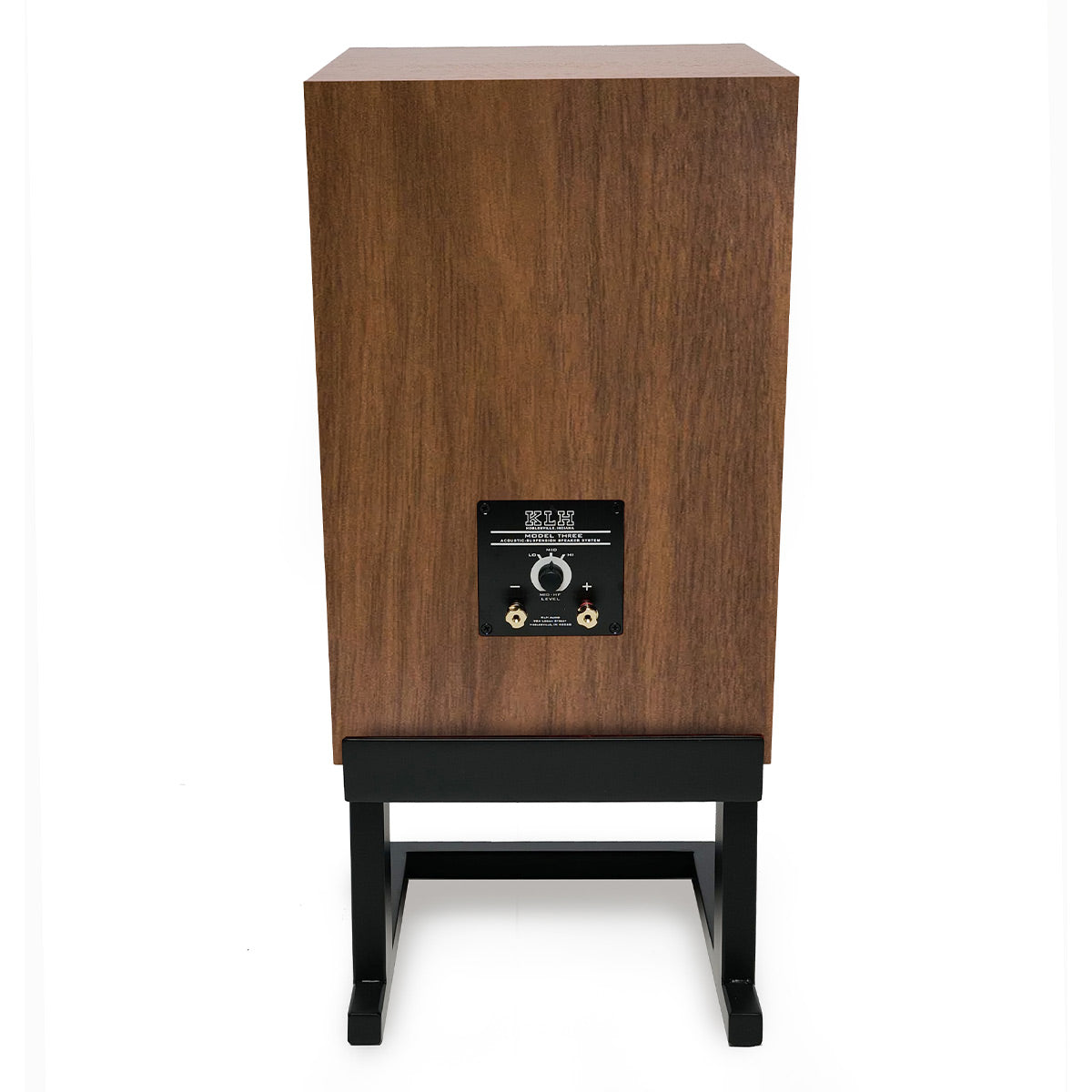 KLH Model Three 2-way 8-inch Acoustic Suspension Bookshelf Speaker - Each (English Walnut)