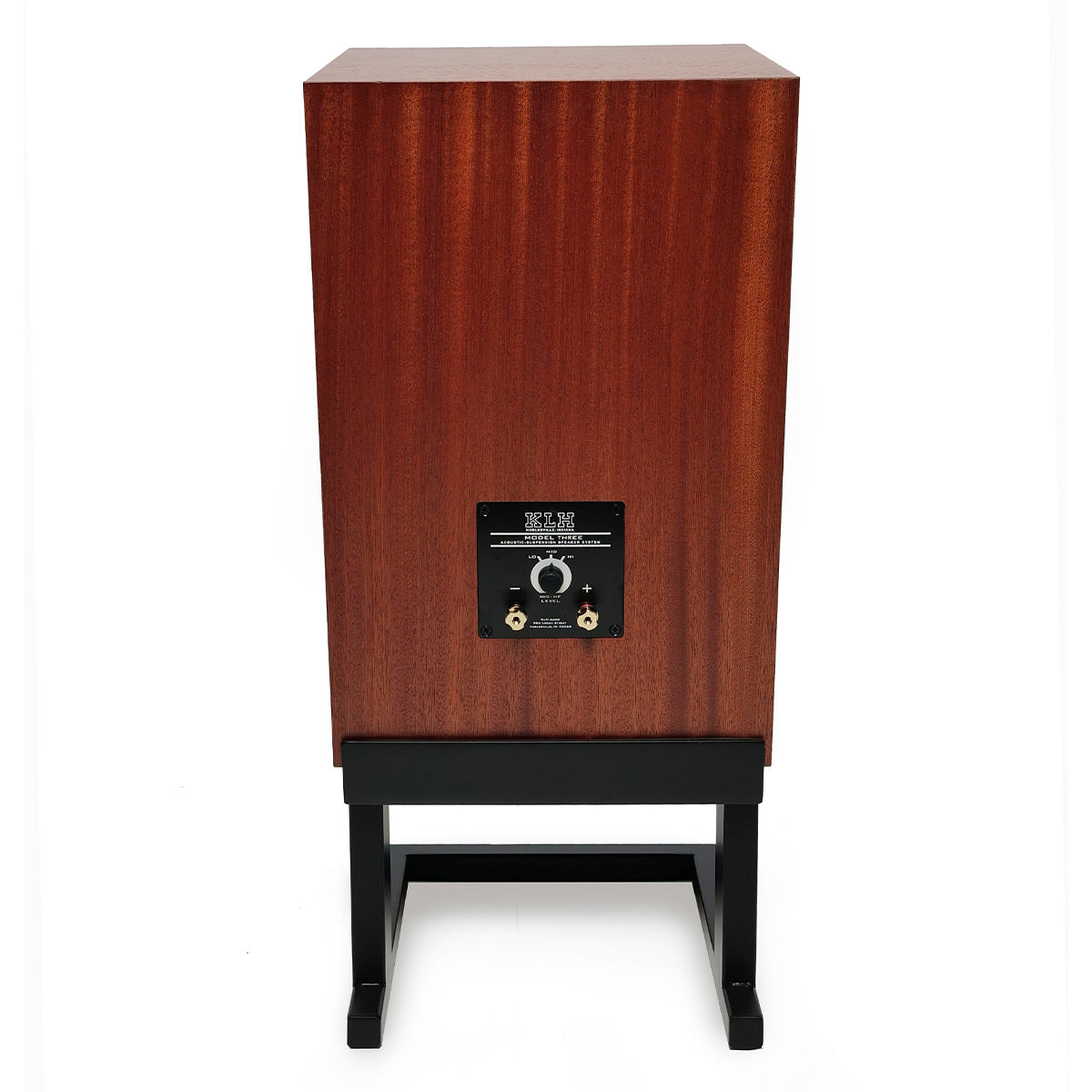 KLH Model Three 2-way 8-inch Acoustic Suspension Bookshelf Speaker - Each (West African Mahogany)