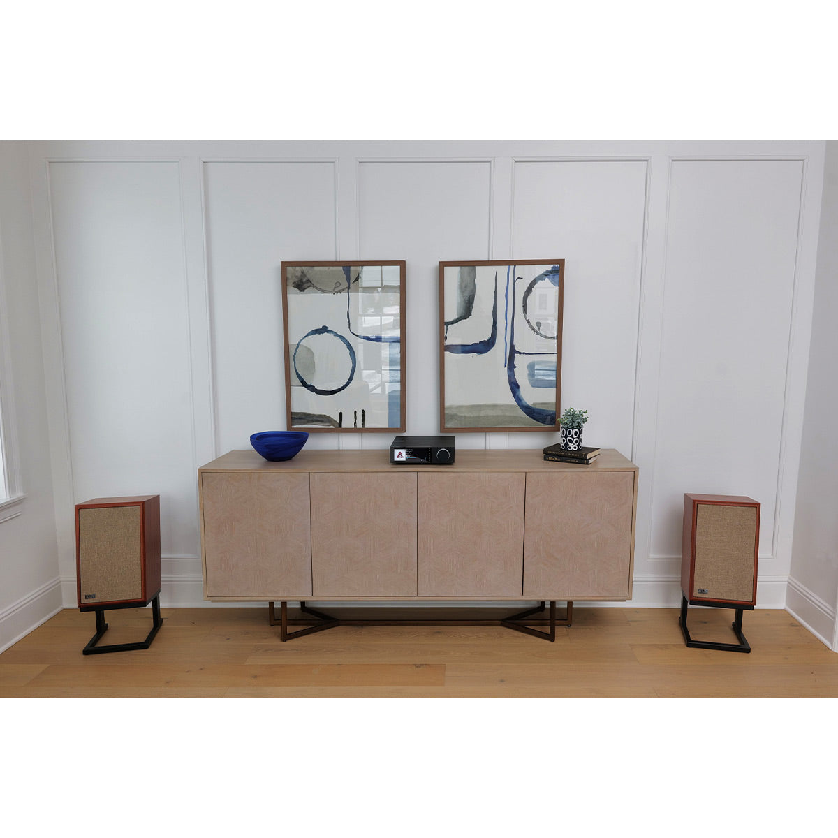 KLH Model Three 2-way 8-inch Acoustic Suspension Bookshelf Speaker - Each (West African Mahogany)