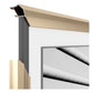 Deco TV Frames 32" Customizable Alloy Prismatic Frame for Samsung The Frame TV 2021-2023 (Pale Gold)