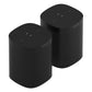 Sonos Surround Set with Ray Compact Soundbar (Black) and Pair of One SL Wireless Streaming Speaker (Black)