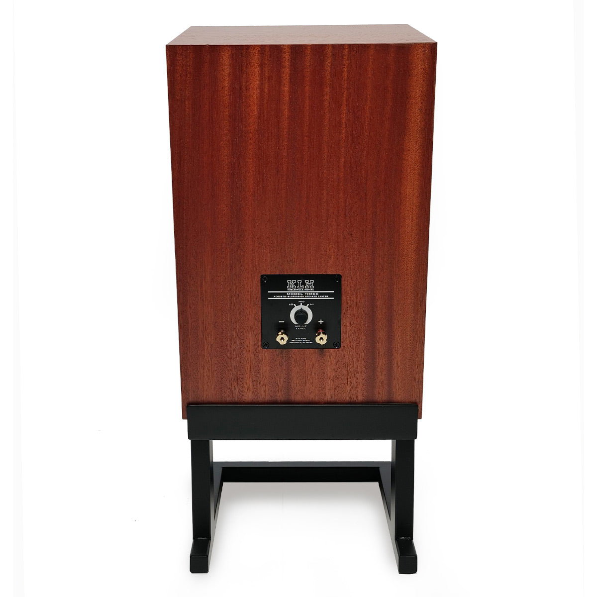 KLH Model Three 2-way 8-inch Acoustic Suspension Bookshelf Speaker - Pair (West African Mahogany)