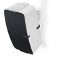 Sonos Five Wireless Speaker for Streaming Music (White) with Flexson Vertical Wall Mount (White) - Pair