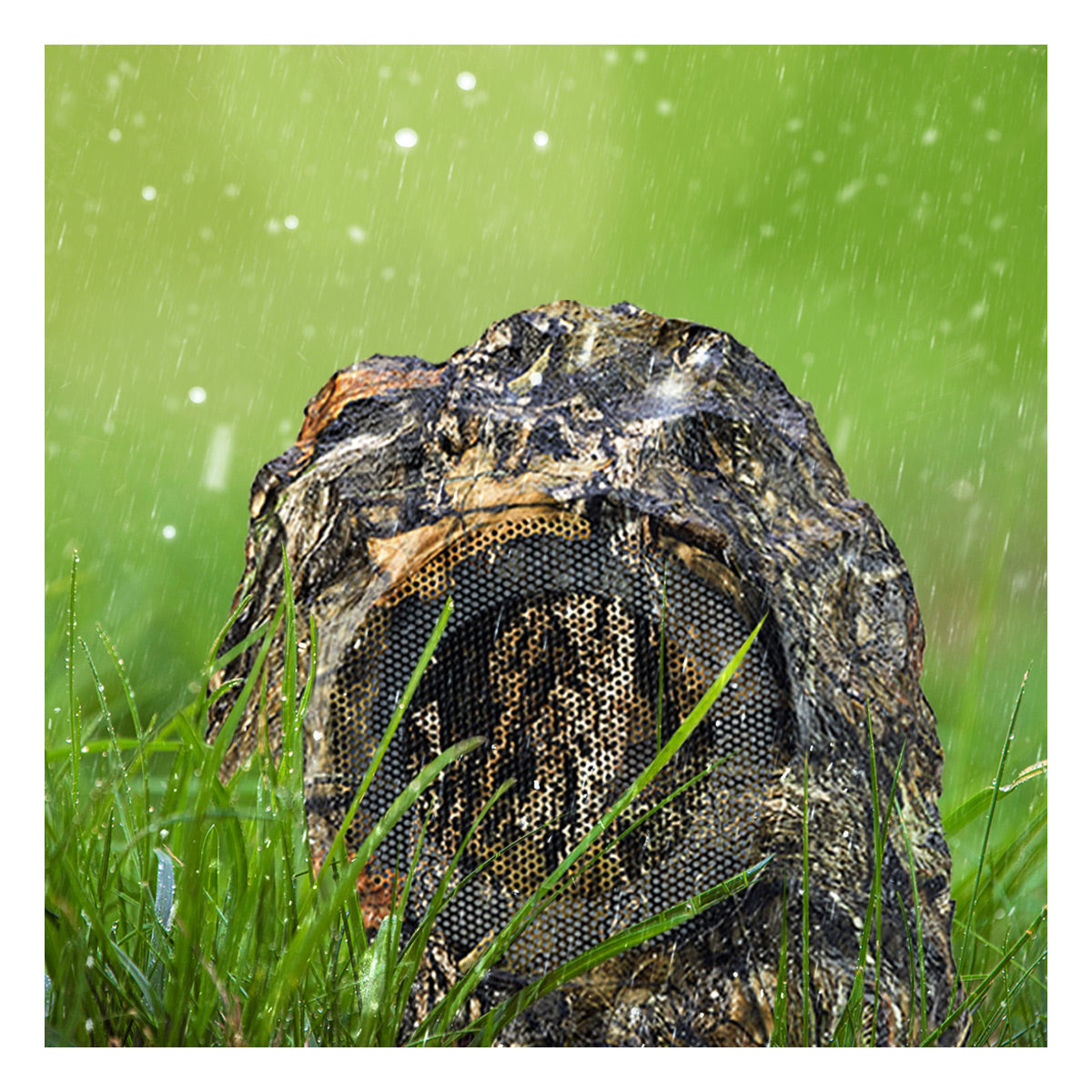 iHome iHRK-400MOBC-PR Rechargeable Bluetooth Outdoor Mossy Oak Break-up Country Camo Rock Speakers with TWS Linking - Pair