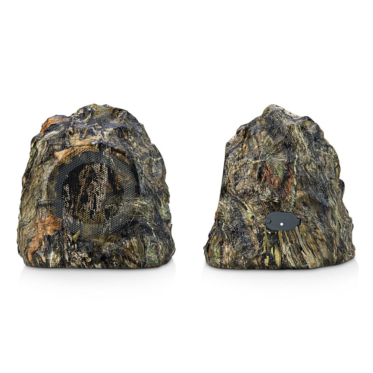 iHome iHRK-400MOBC-PR Rechargeable Bluetooth Outdoor Mossy Oak Break-up Country Camo Rock Speakers with TWS Linking - Pair