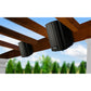 iHome IHSI-W400BT-PR-BLK 4" Waterproof Mountable Outdoor Bluetooth Speakers - Pair (Black)