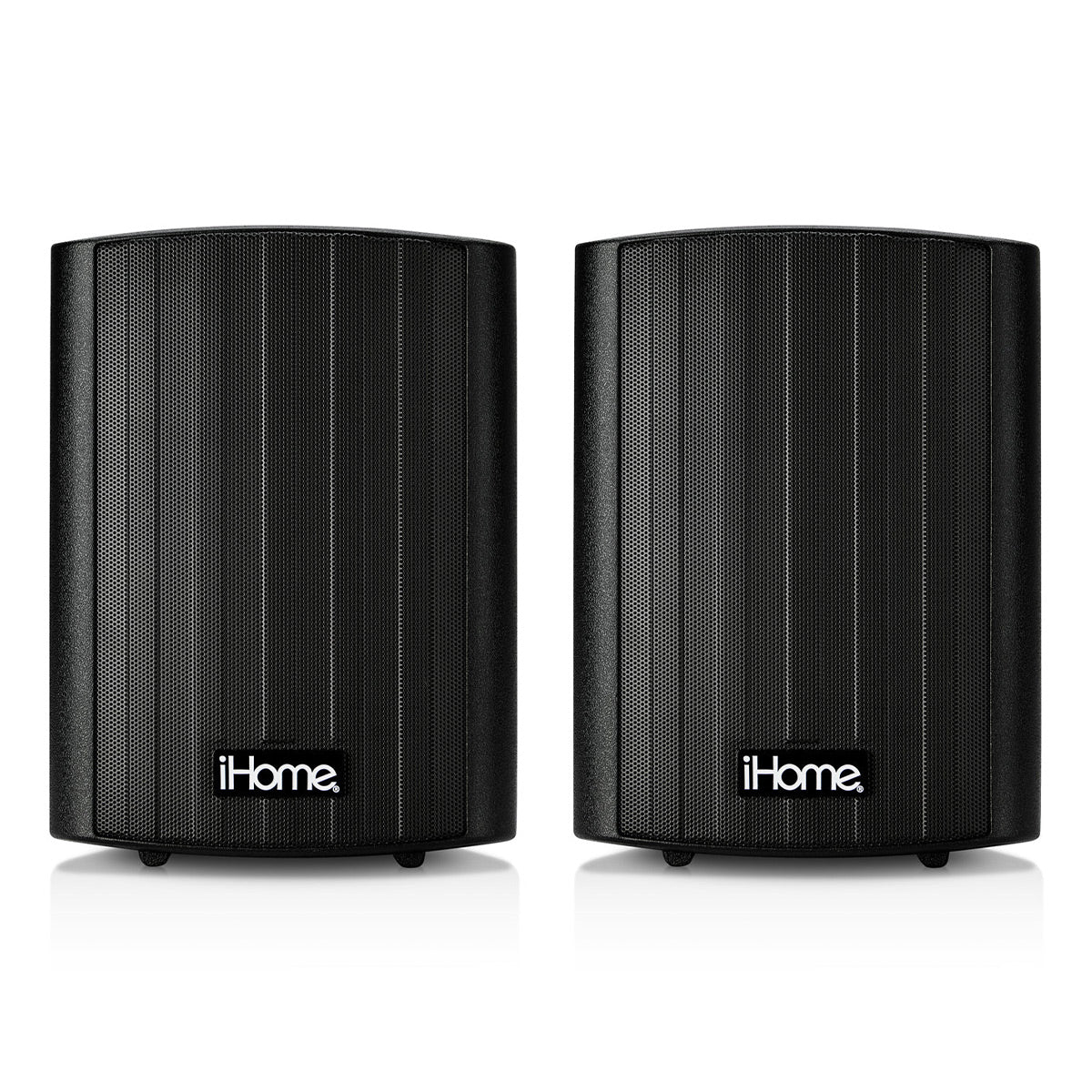 iHome iHSI-W525BT-PR-BLK 5.25" Waterproof Mountable Outdoor Bluetooth Speakers - Pair (Black)