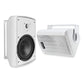 iHome iHSI-W525BT-PR-WHT 5.25" Waterproof Mountable Outdoor Bluetooth Speakers - Pair (White)