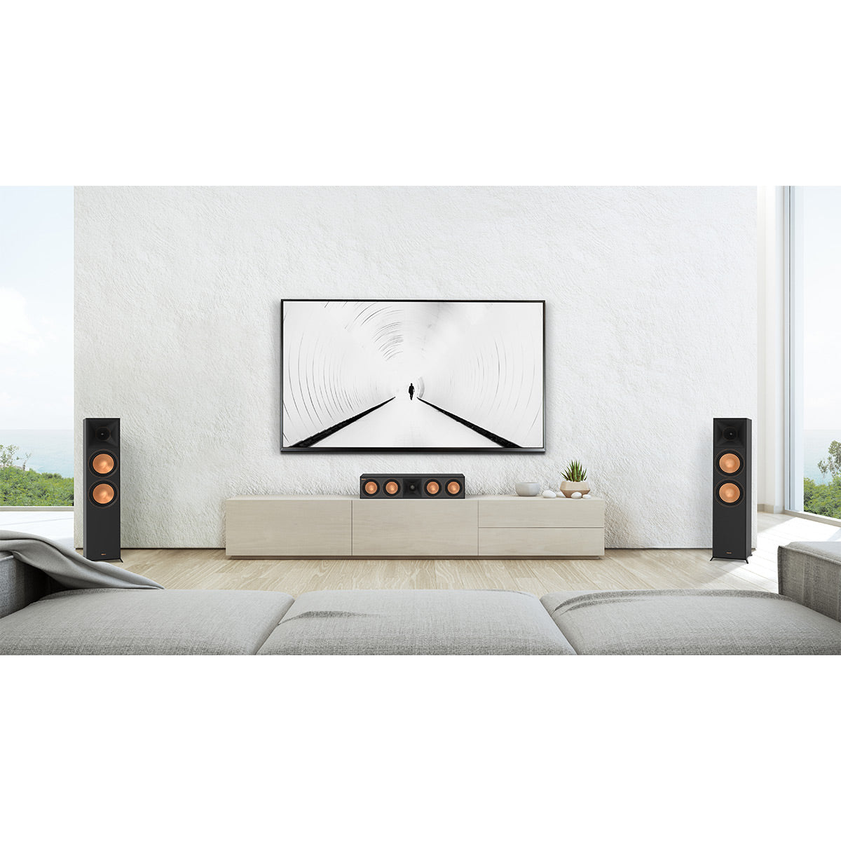 Klipsch Reference Premiere RP-8000F II Floorstanding Speakers - Pair (Ebony)
