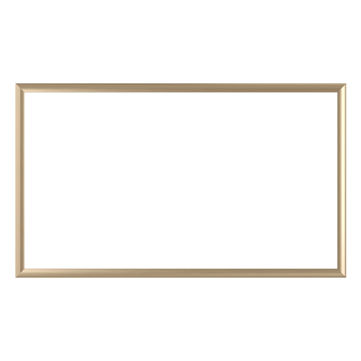 Deco TV Frames 50" Customizable Alloy Prismatic Frame for Samsung The Frame TV 2021-2023 (Pale Gold)