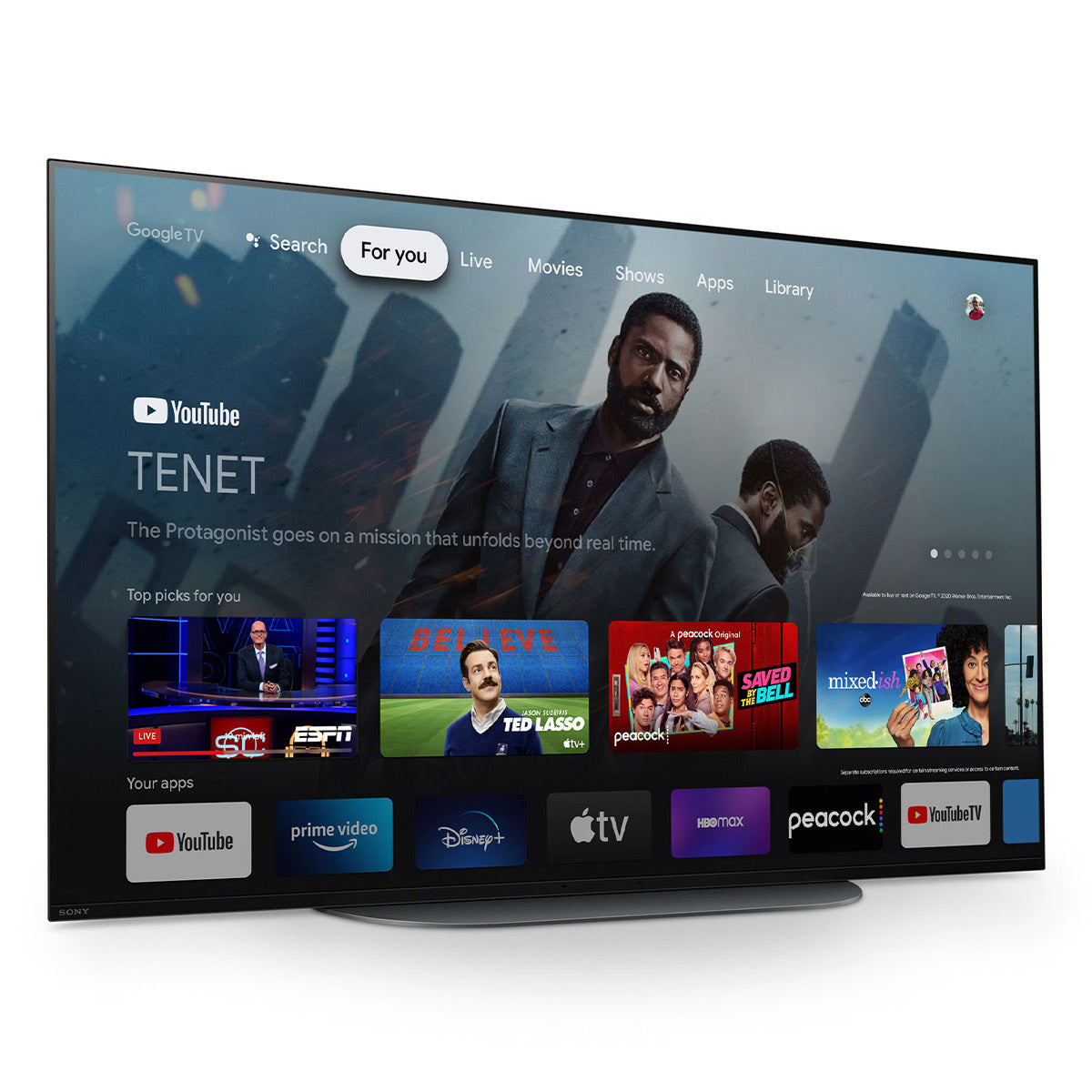 Sony XR42A90K 42" BRAVIA XR OLED 4K HDR Smart TV with Google TV
