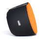 OC Acoustic Newport Plug-in Outlet Speaker with Bluetooth 5.1 and Built-in USB Type-A Charging Port (Orange/Black)