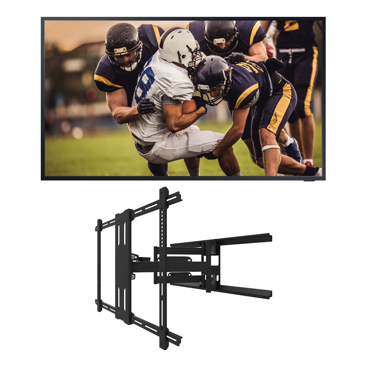 Samsung QN65LST7TA 65" The Terrace QLED 4K UHD Outdoor Smart TV with Kanto PDX700G Full Motion Outdoor TV Mount